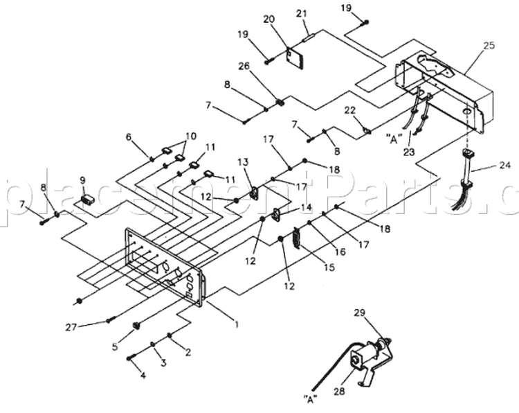 Page A Diagram and Parts List for 9778-6  Briggs and Stratton Generator